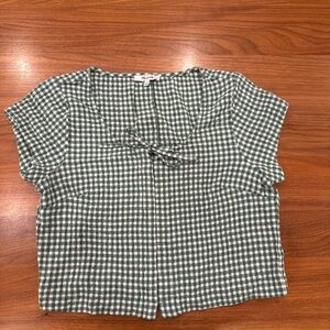 Madewell Gingham Top